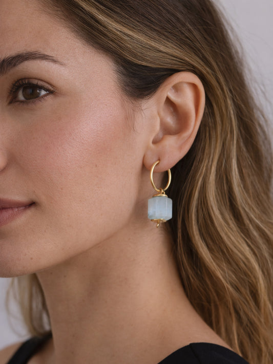 Aqua Earrings
