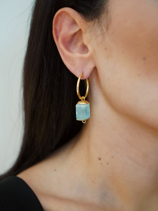 Aqua Earrings