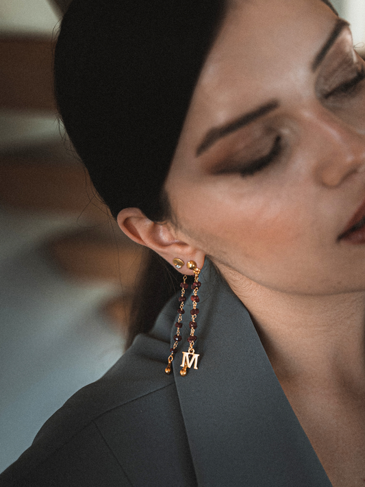 Valencia Letter Earrings