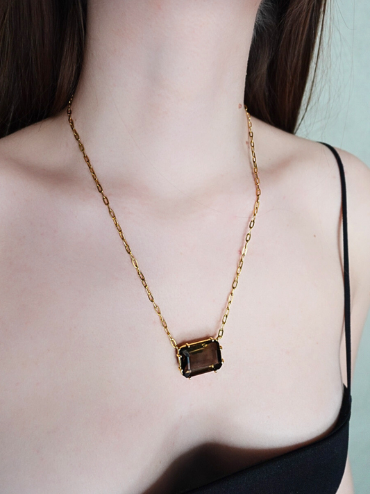Smoky Earth Element Necklace