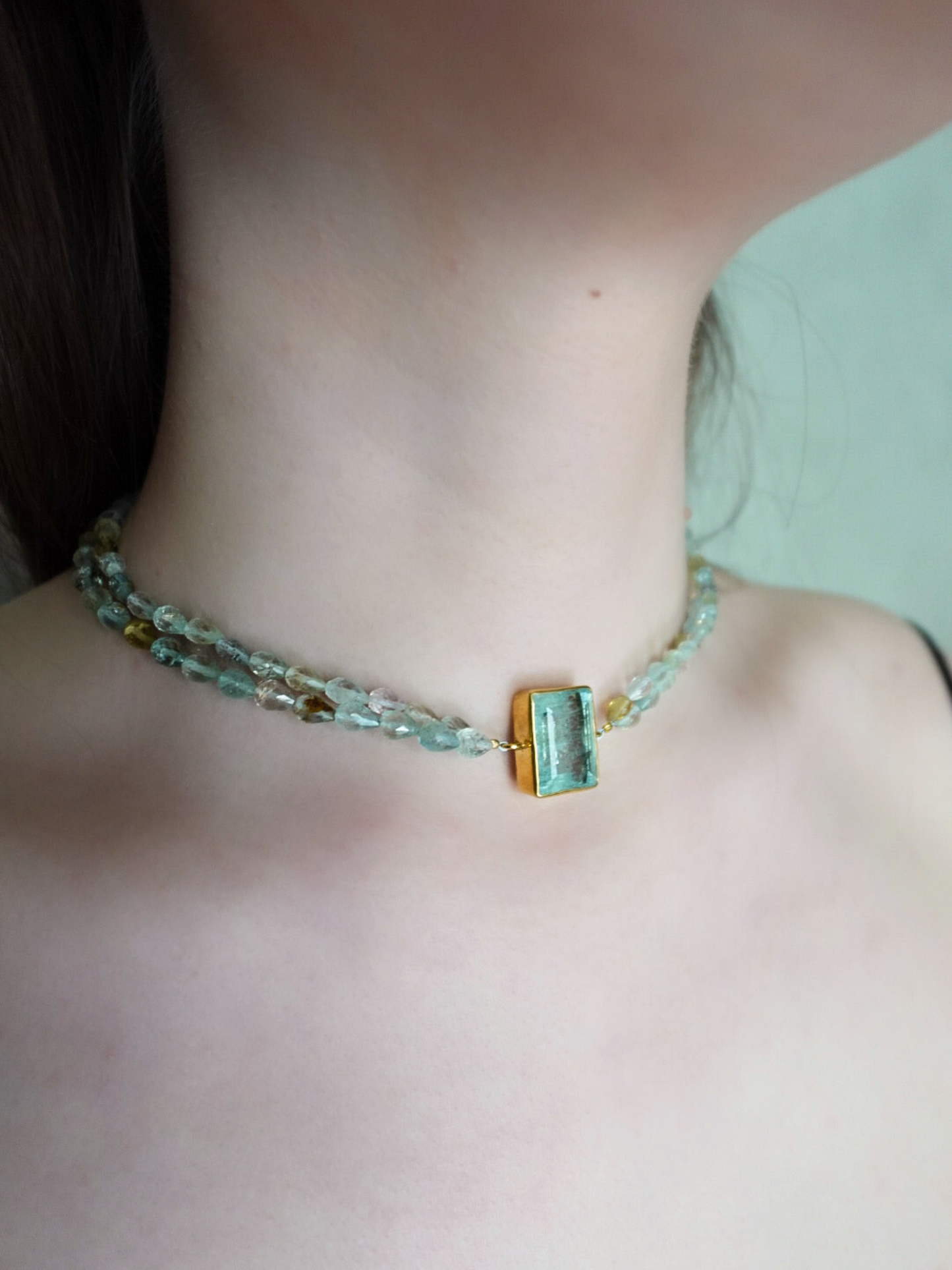 Marina Water Element Choker Kolye