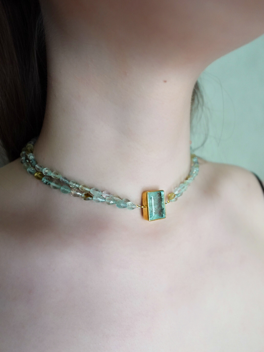 Marina Water Element Choker Necklace