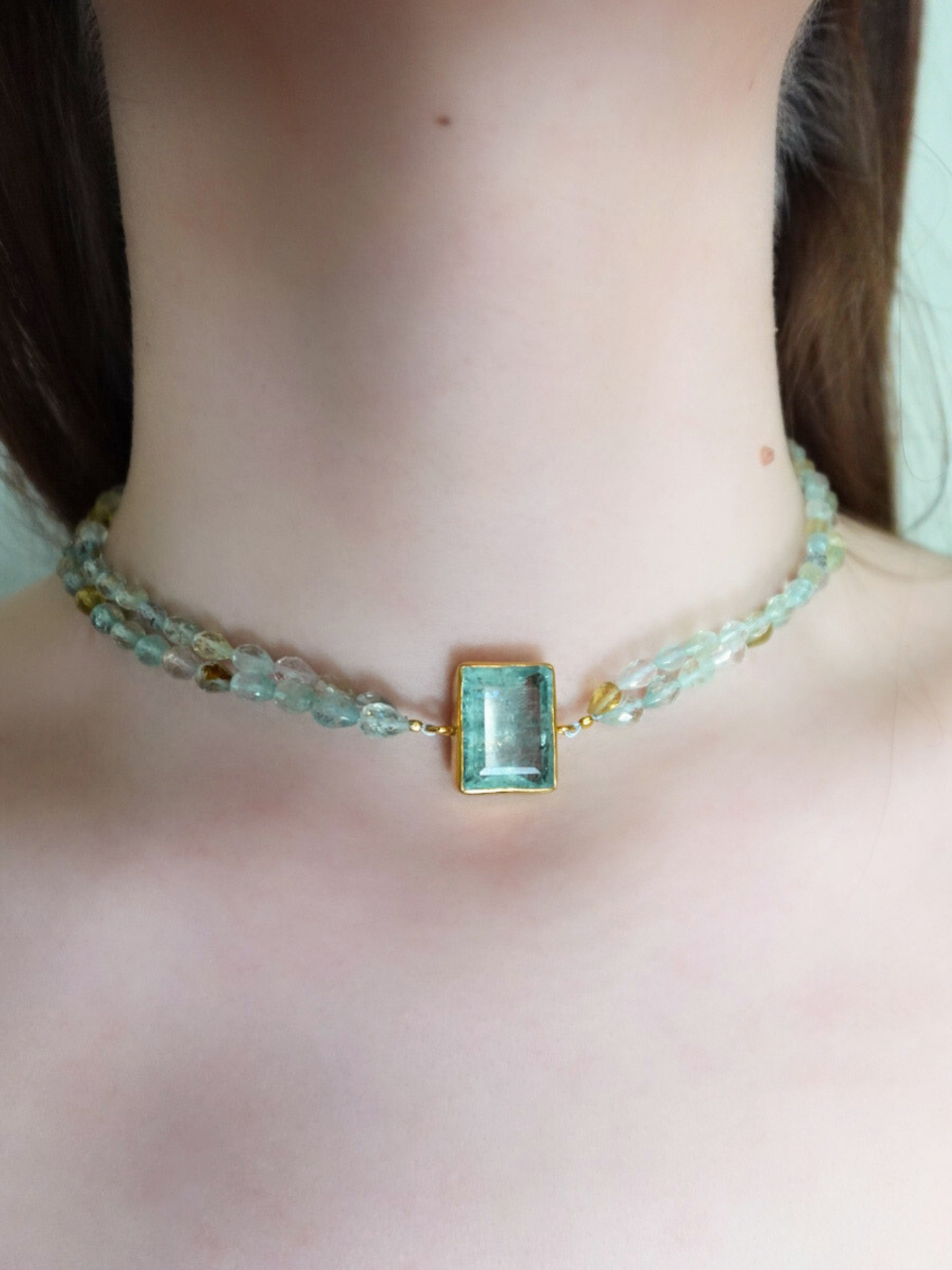 Marina Water Element Choker Necklace