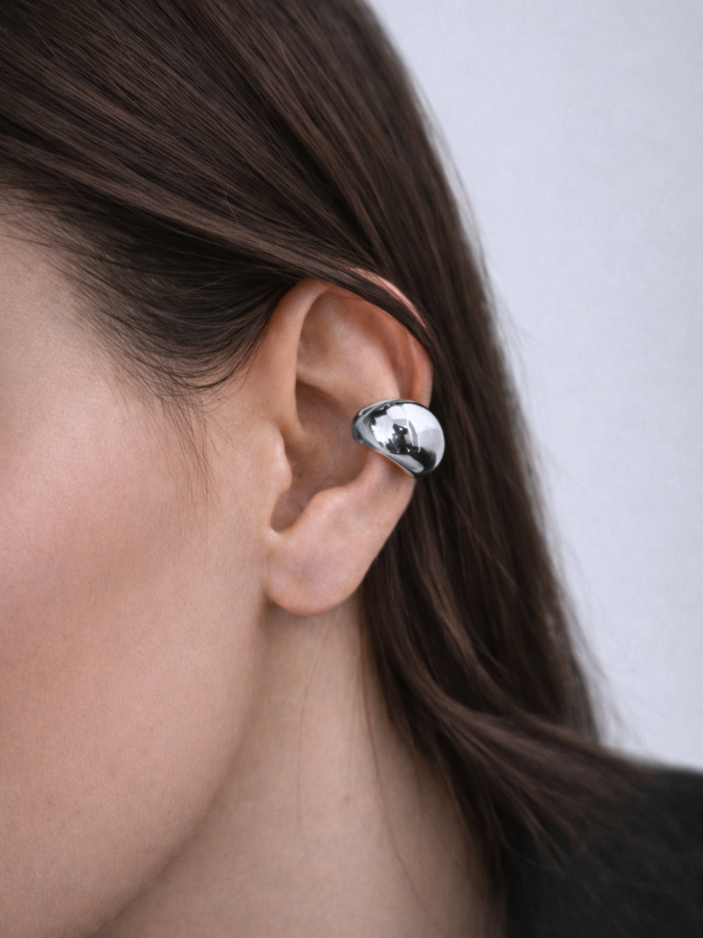 Beja Silver Earcuff