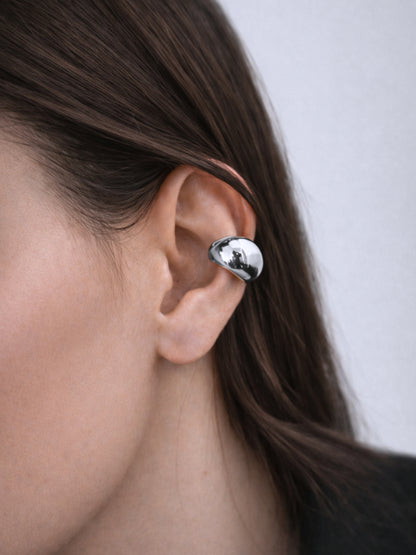 Beja Silver Earcuff