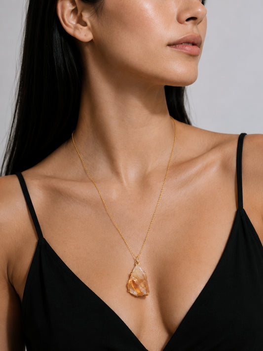 Citrine Fire Element Kolye