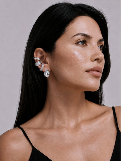 Leila Silver Earcuff