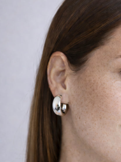 Babylon Mini Silver Küpe